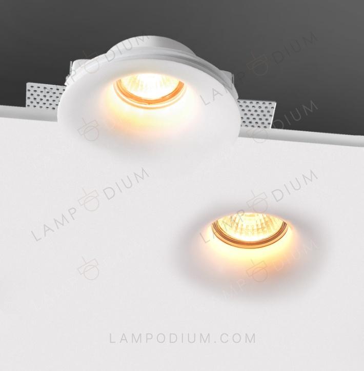 Ceiling light GIPSY A 7W SQUADRO