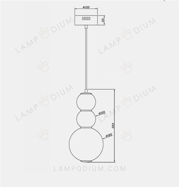 Pendant light FIERADELLE