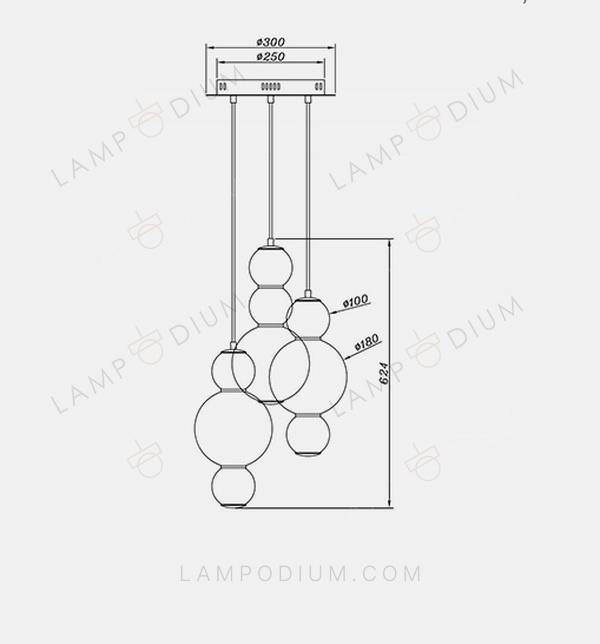 Pendant light FIERADELLE