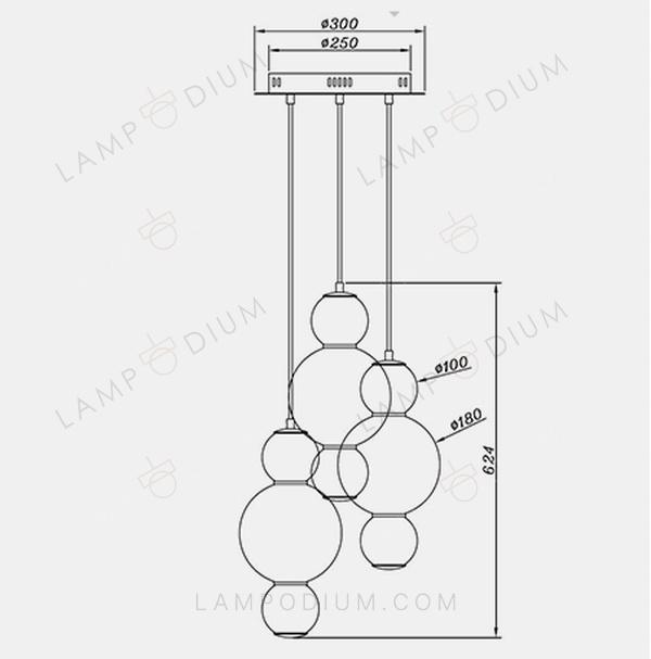 Pendant light FIERADELLE