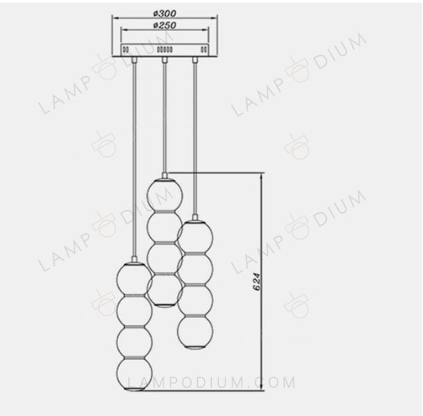 Pendant light SOLERIA