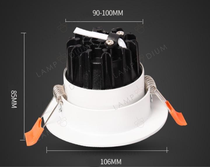 Ceiling light LAMPODIO T137 CINQUEW