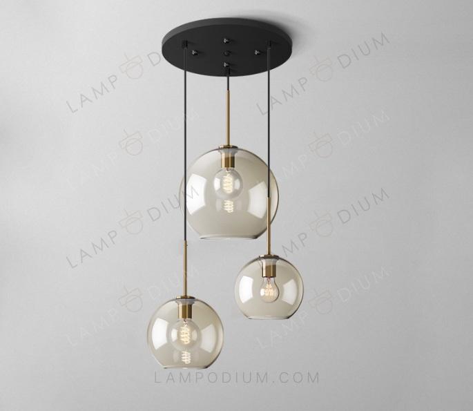 Pendant light MERCURIO A+B+C