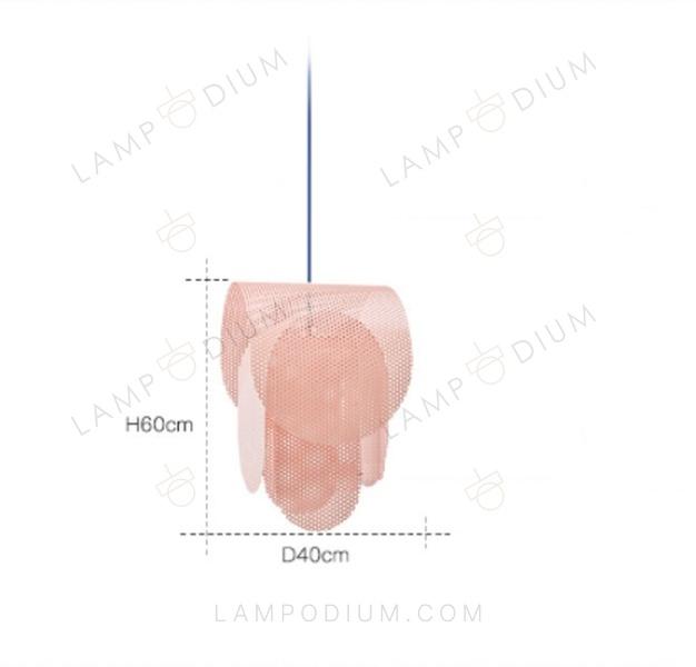 Pendant light PINK 40 × 60 CM