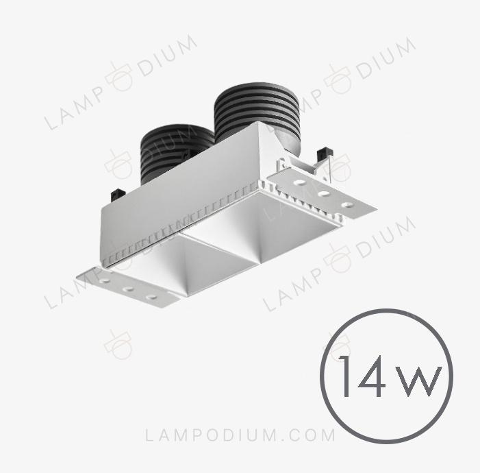 Ceiling light LAMPODIO T228 SETTE W