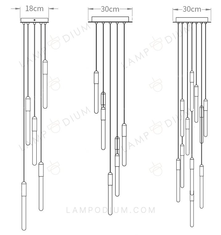 Pendant light BORTONE 2