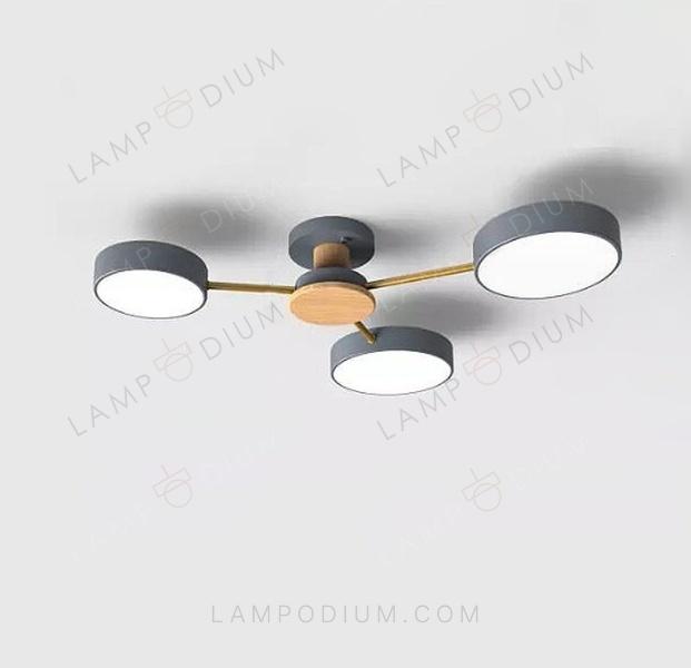 Ceiling light NORDICO TUNE LEGNO