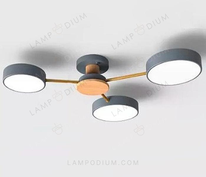 Ceiling light NORDICO TUNE LEGNO