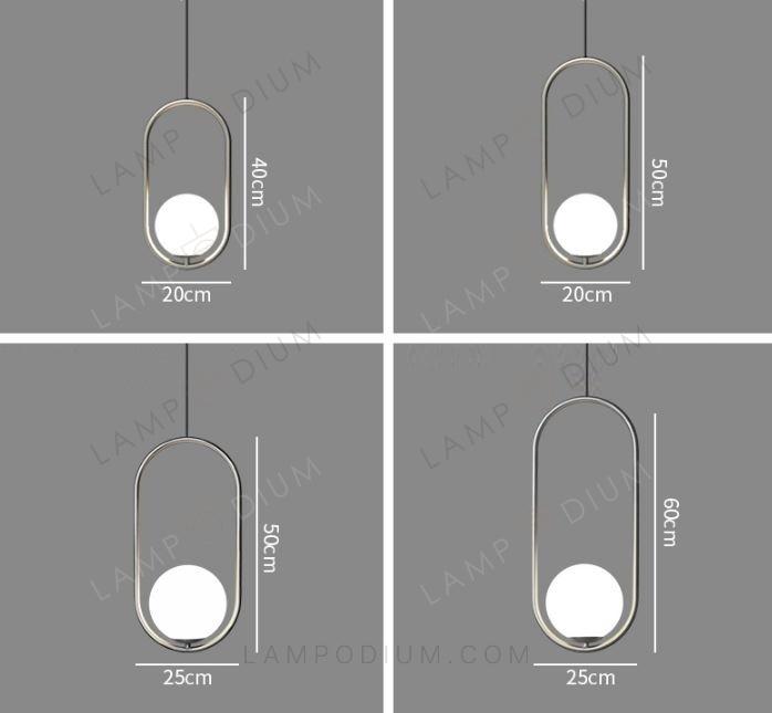 Pendant light FIRINELLA