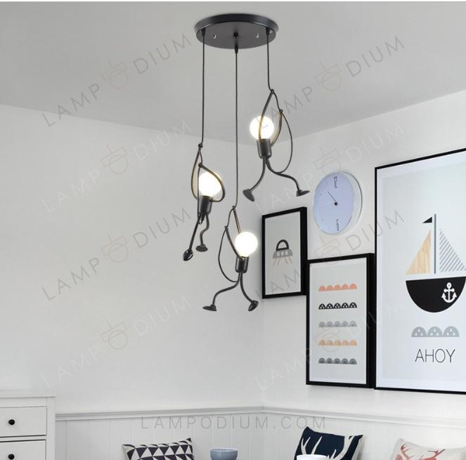 Ceiling light FUNICOLARE PICCOLI UOMINI 3