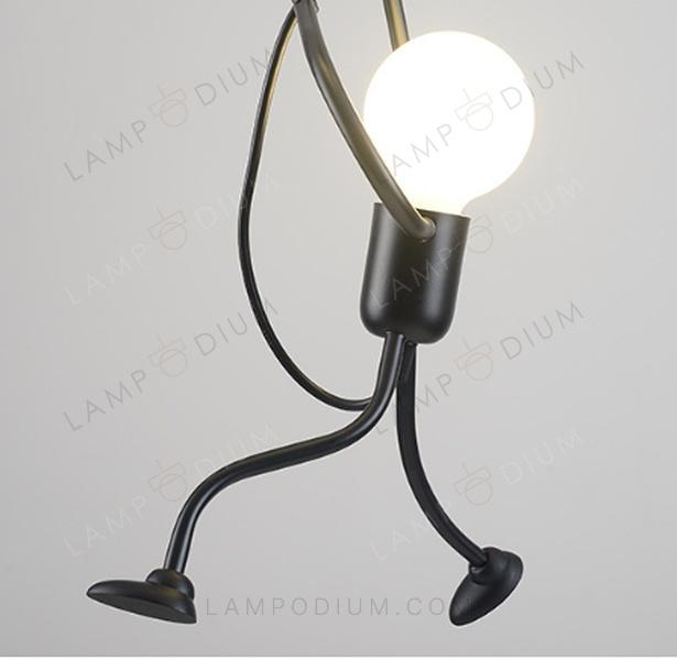 Ceiling light FUNICOLARE PICCOLI UOMINI 3