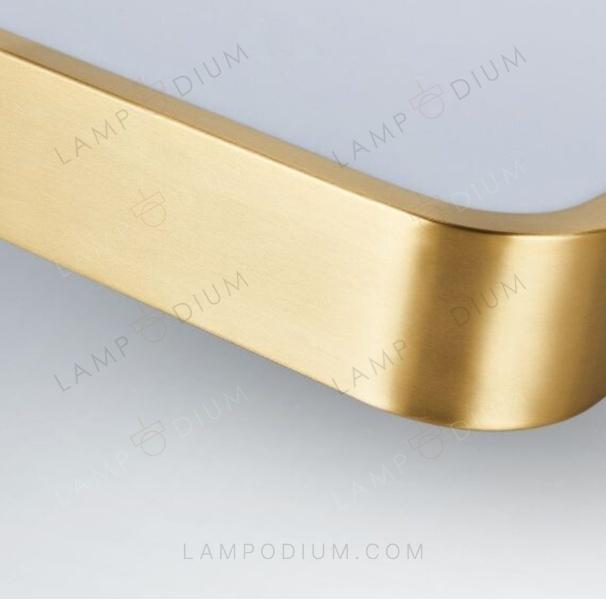 Ceiling light COPPER PIANO SQUADRA 60 CM