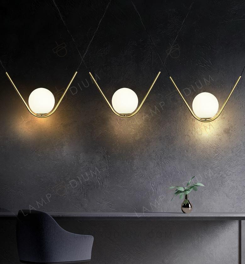 Pendant light BRABAN 2 PENDENTI