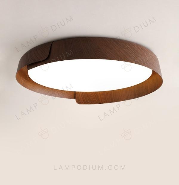 Ceiling light PLATTO DI LEGNO