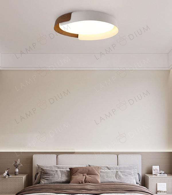 Ceiling light PLATTO DI LEGNO