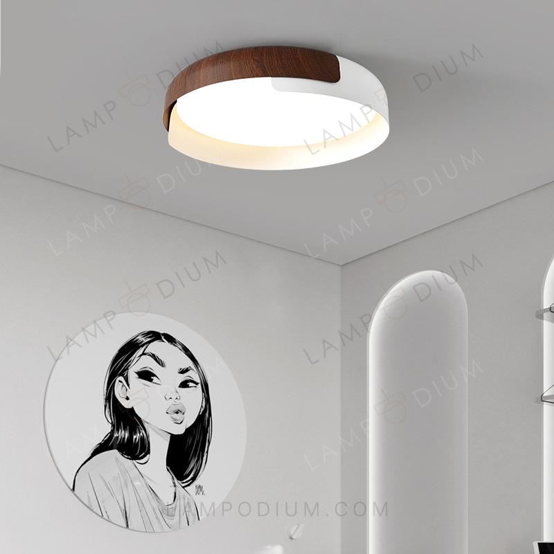 Ceiling light PLATTO DI LEGNO