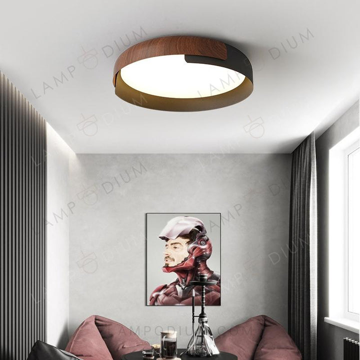 Ceiling light PLATTO DI LEGNO