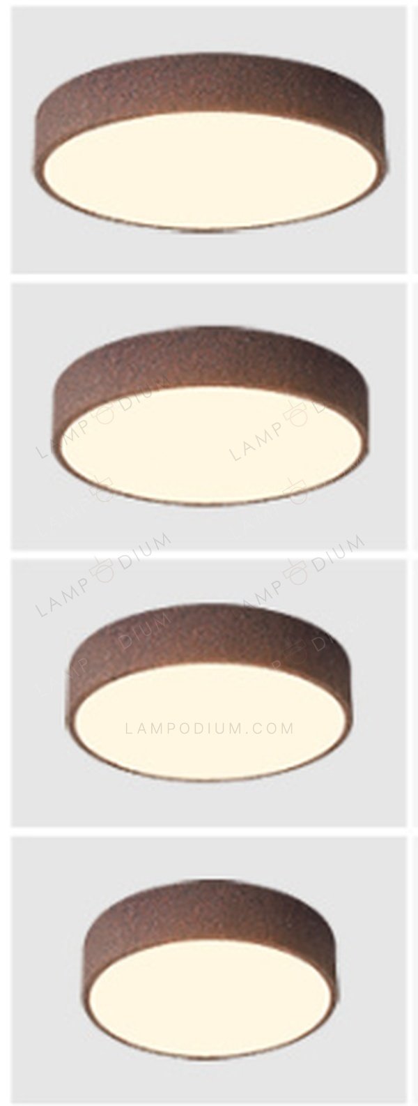 Ceiling light PIATTO DI PIETRA