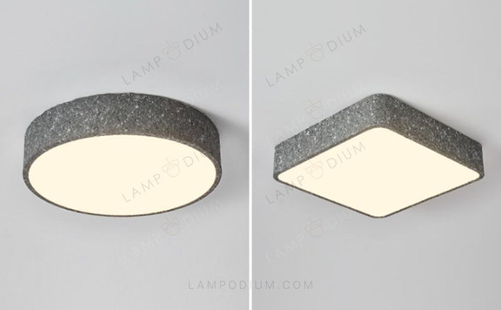 Ceiling light STONE PLATE