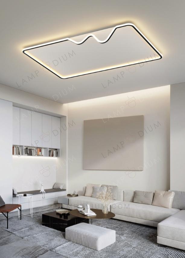 Ceiling light CUBE STRISCE