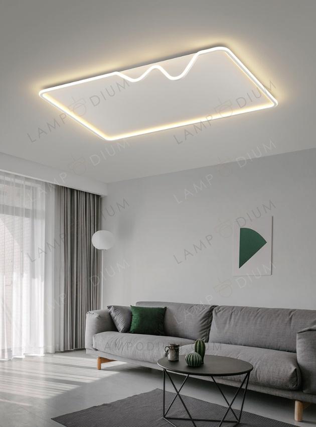 Ceiling light CUBE STRISCE