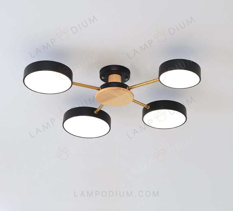 Ceiling light TUNE NORDIC LEGNO