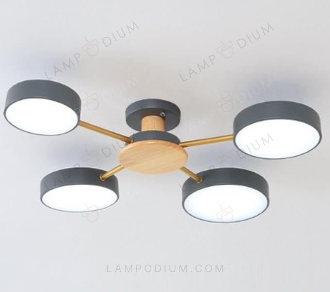 Ceiling light TUNE NORDIC LEGNO