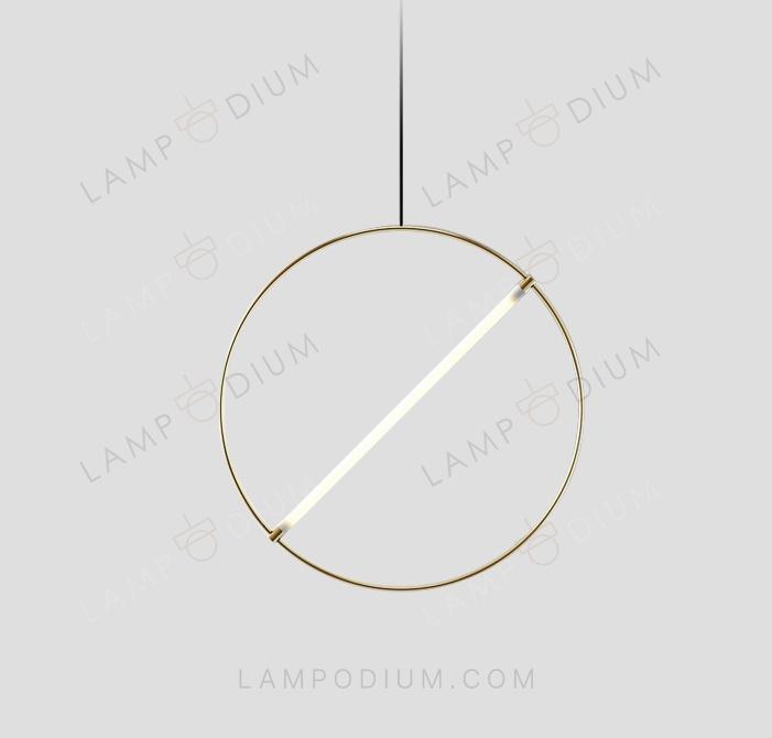 Pendant light GOLD ANELLO