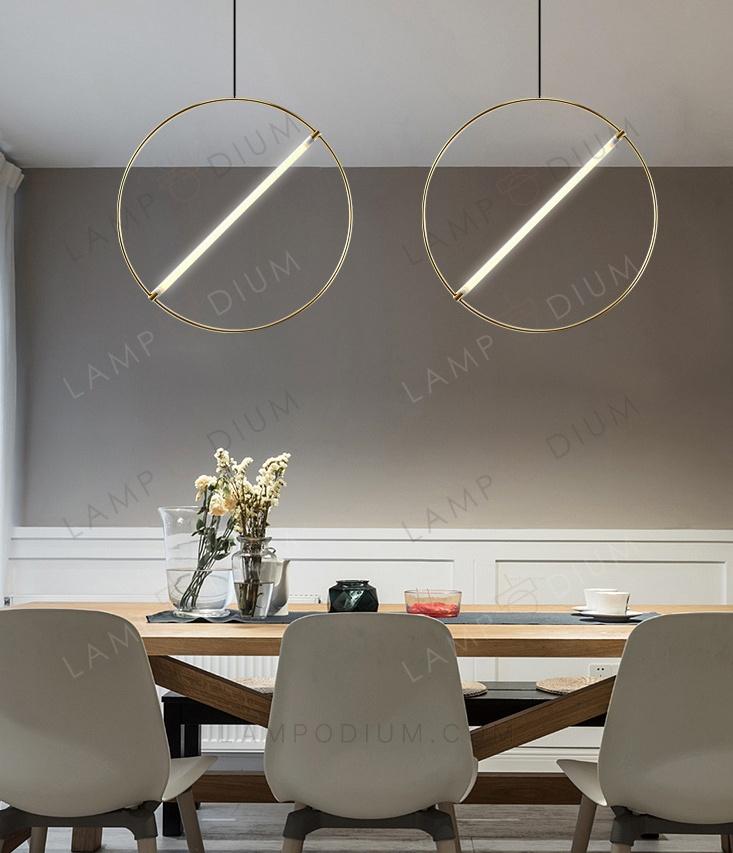 Pendant light GOLD ANELLO