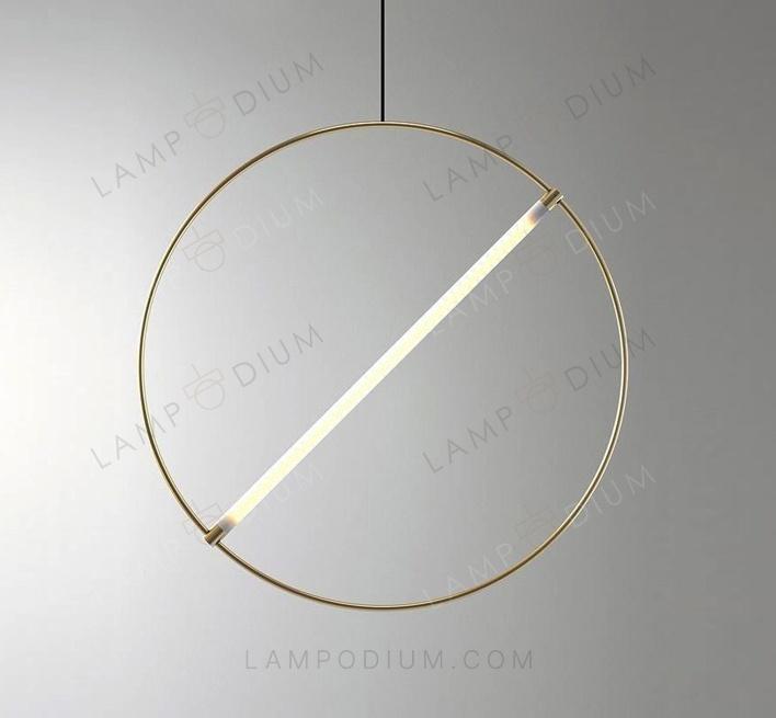 Pendant light GOLD ANELLO