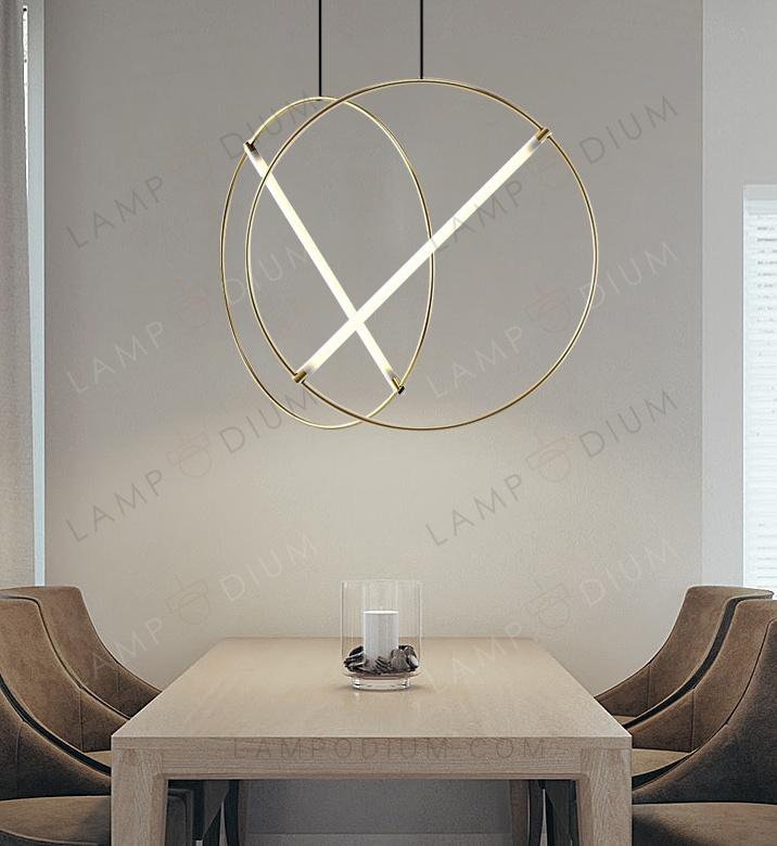 Pendant light GOLD ANELLO