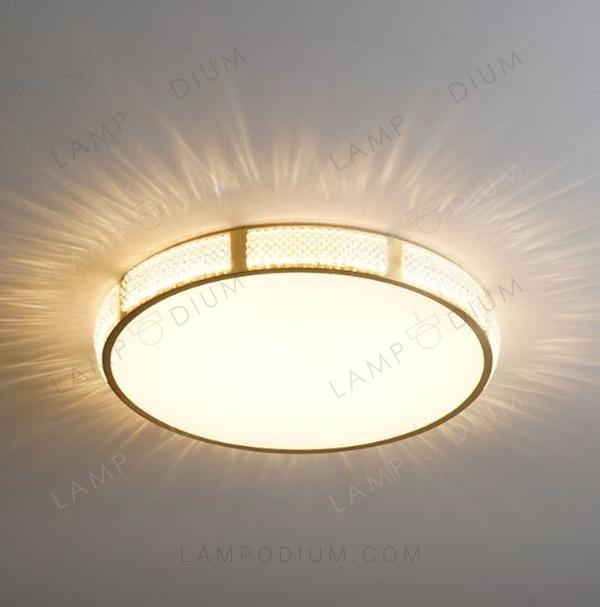 Ceiling light CRISTALLO FORMA D'ORO Ø 50 CM