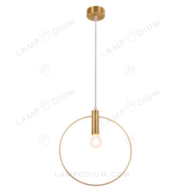 Pendant light ANELLO D'ORO Ø 28 CM