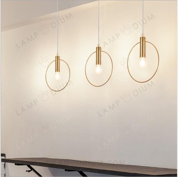 Pendant light ANELLO D'ORO Ø 28 CM