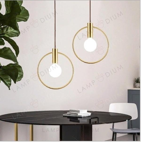 Pendant light ANELLO D'ORO Ø 28 CM