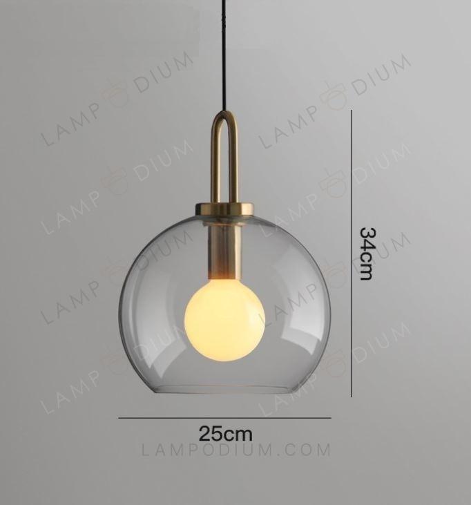 Pendant light VIVOLANO