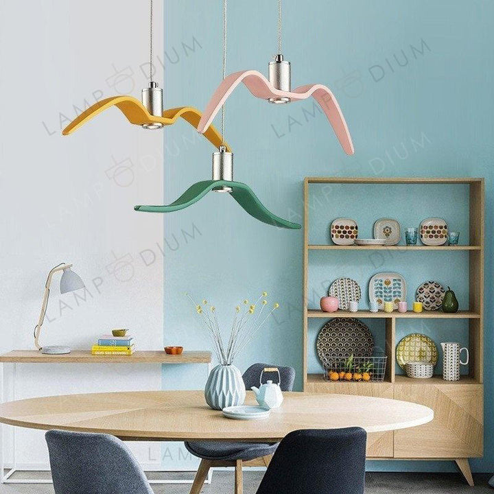 Pendant light BIRD COLORATO