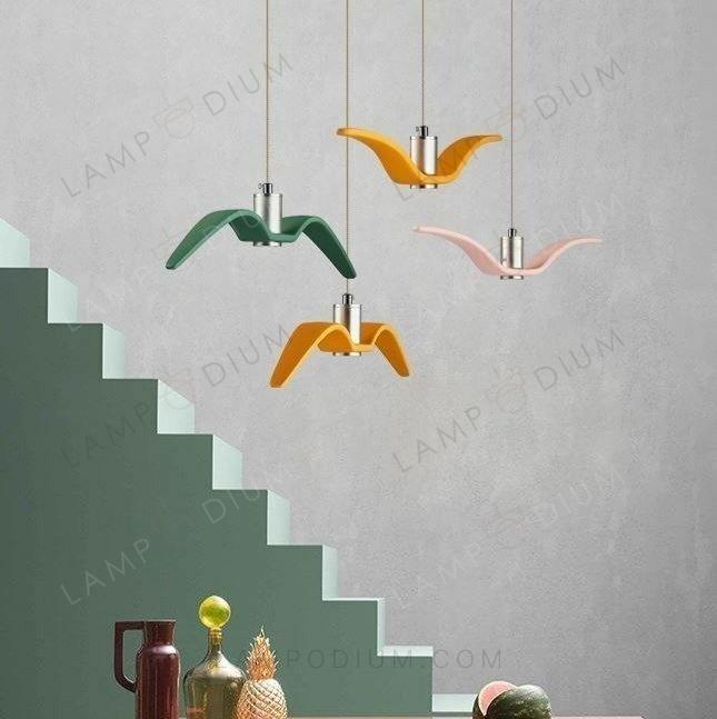 Pendant light BIRD COLORATO