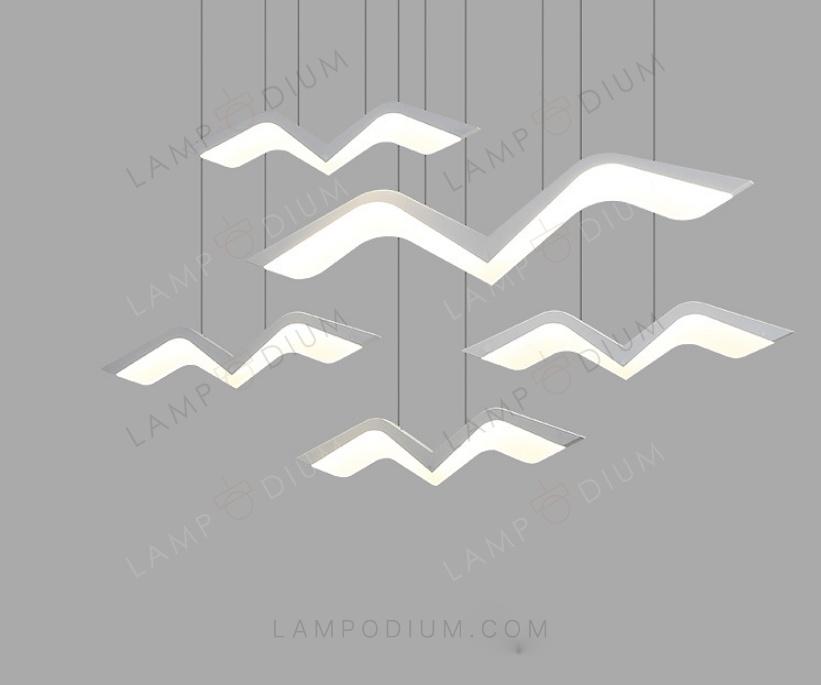 Pendant light AURORIELLO