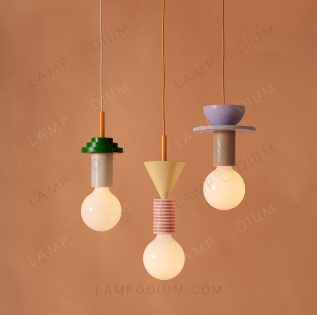 Pendant light RAINBOW FIGURE H