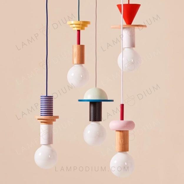 Pendant light RAINBOW FIGURES TIPO A