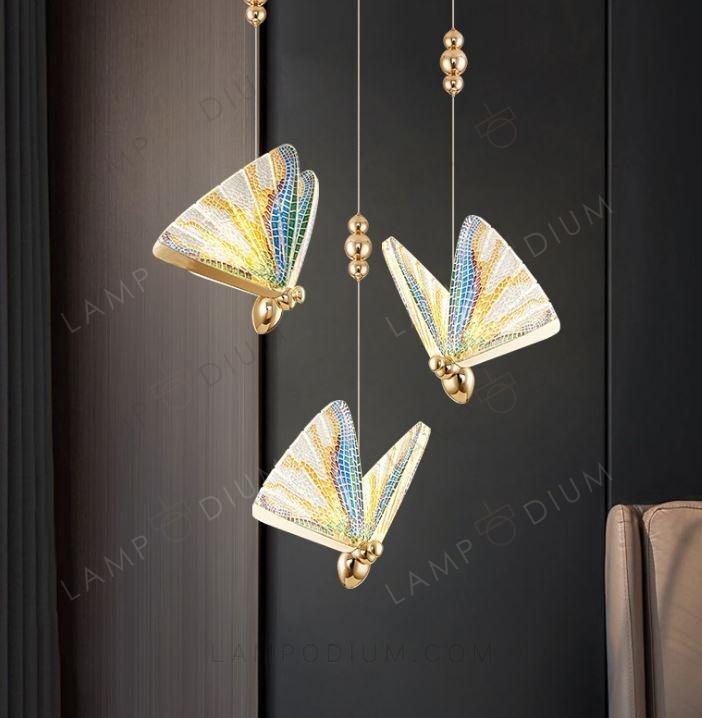 Pendant light BUTTERFLY EMALLO