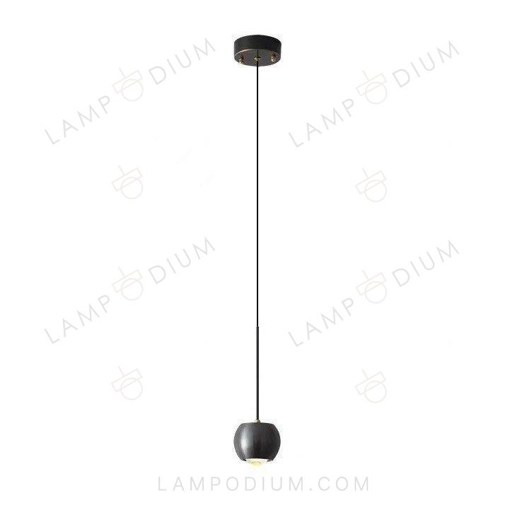 Pendant light DOUBLE NERO 1