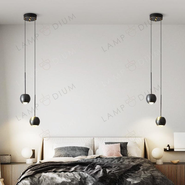 Pendant light DOUBLE NERO 1