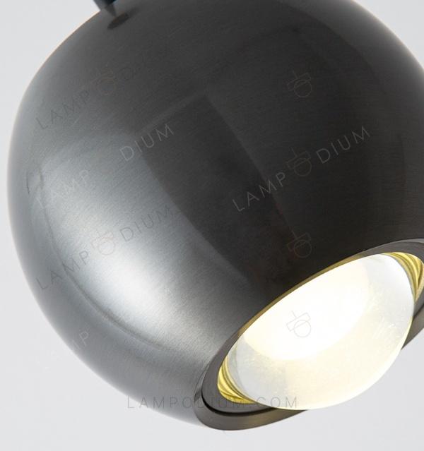 Pendant light DOUBLE NERO 1