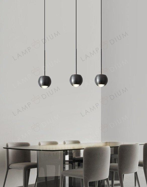 Pendant light DOUBLE NERO 1