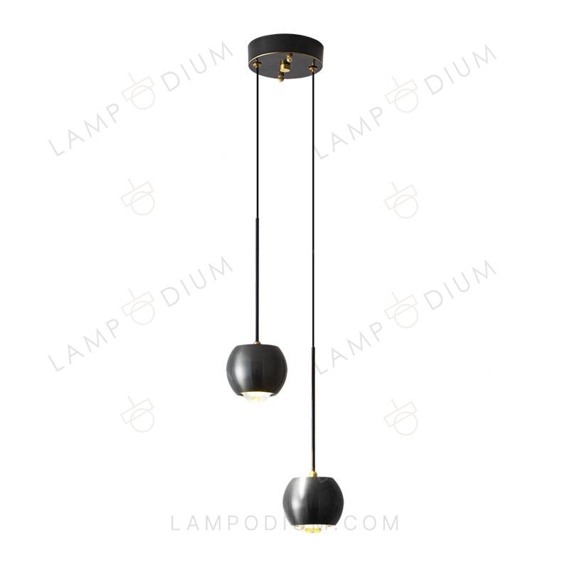 Pendant light DOPPIO NERO 2