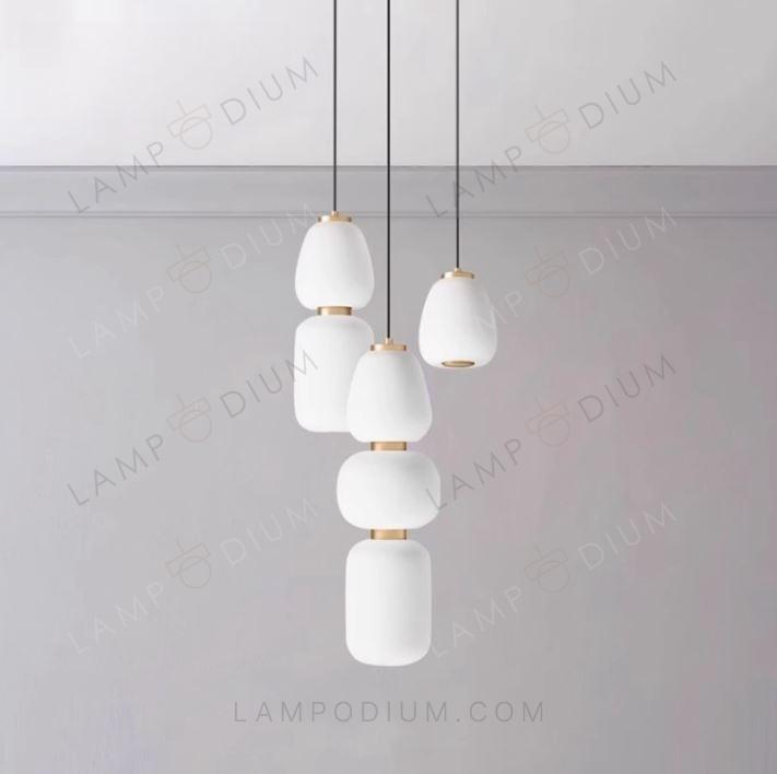 Pendant light DOUBLE BRUNZO