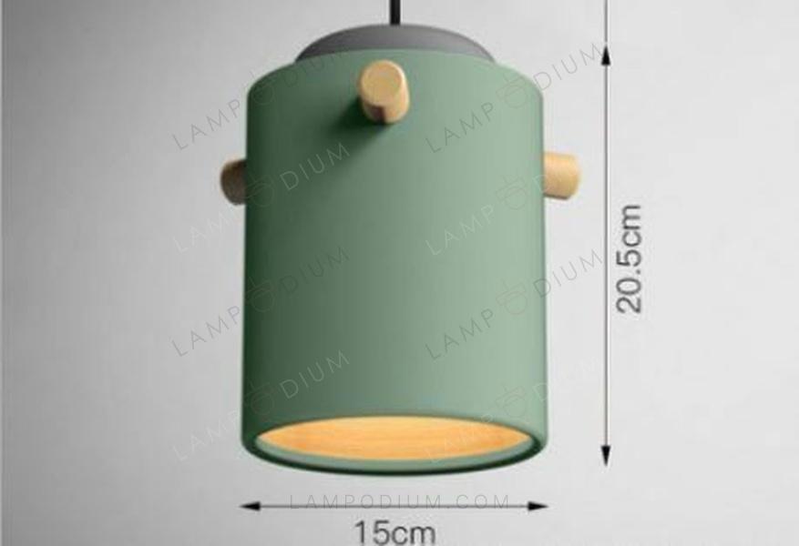 Pendant light VIGOROSO