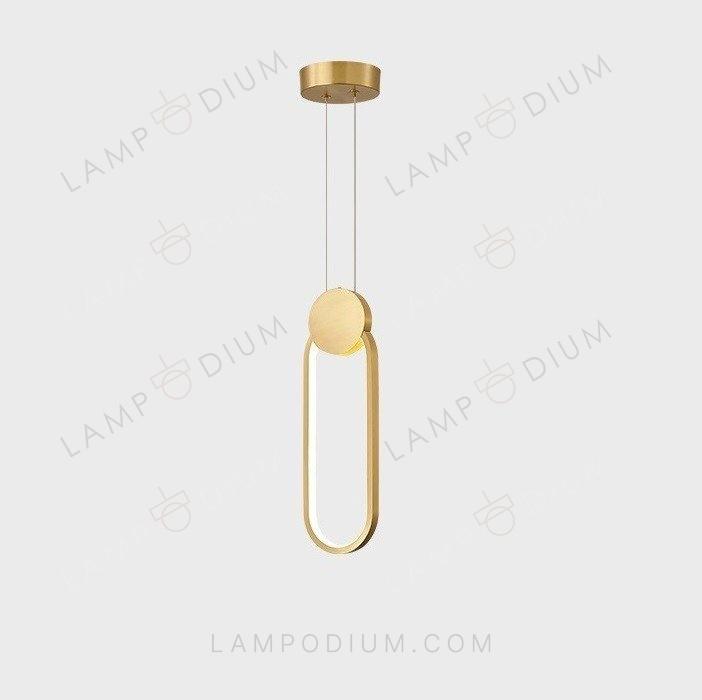 Pendant light GERTI COPPER